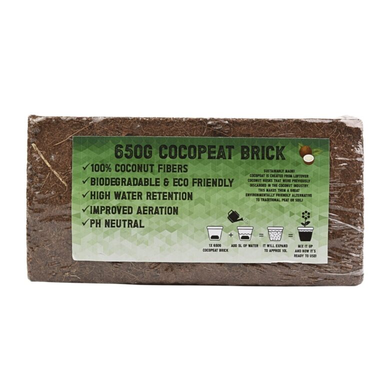 Coco Coir Compost Brick Peat-Free 650g