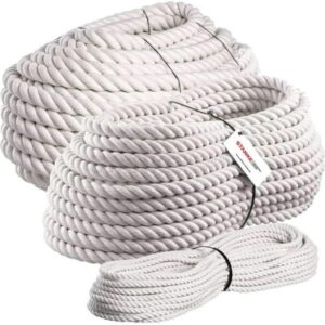 Cotton Rope 3 Strand Sash Cord Natural