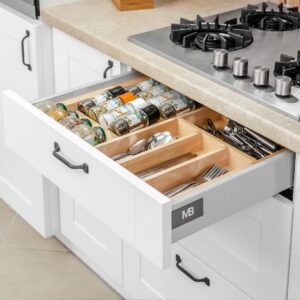 Expandable Beech Cutlery Tray Insert for Drawers