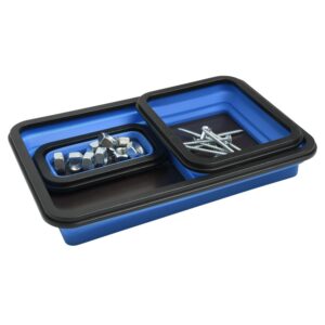 Magnetic Parts Tray Set Foldable Silicone (3 Piece)