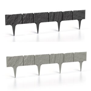 Lawn Edging Border Flexible Plastic 3.9m