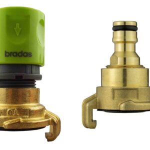 GEKA Brass Hose Adapter Click-Lock Male/Female