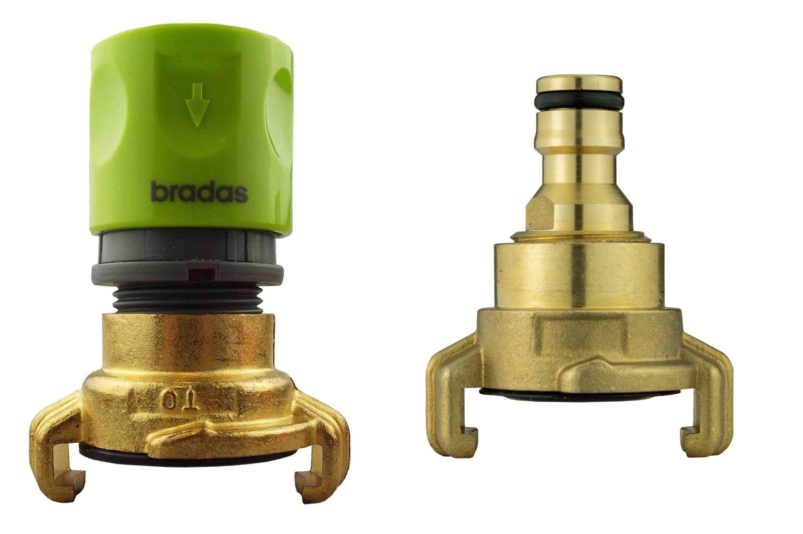 Hose Adapter GEKA to Click-Lock Brass