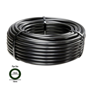 Irrigation Pipe 16mm Black LDPE (13mm ID)