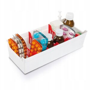 Medicine Organiser Storage Box for Drawer or Cupboard