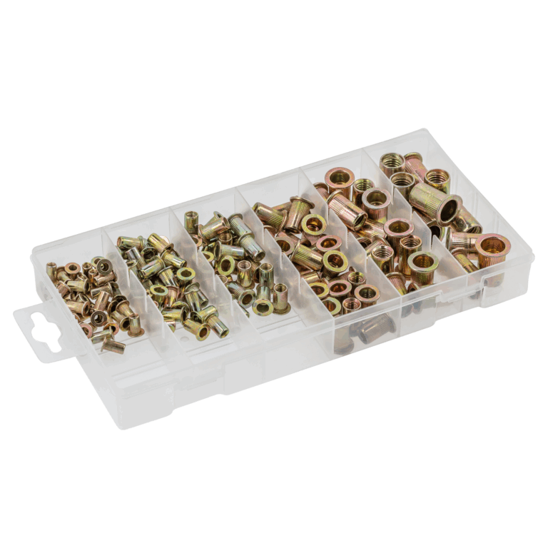 Steel Rivet Nut Assortment M3-M10 150pc Kit