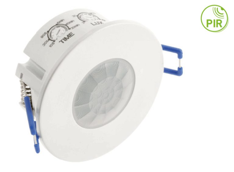 PIR Motion Sensor Switch 360 Recessed 8m IP20 63mm
