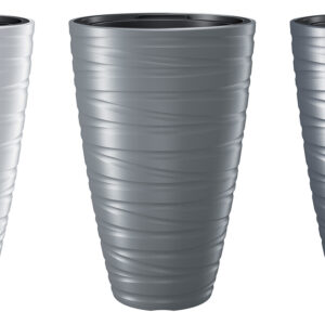 Tall Round Plant Pot with Insert