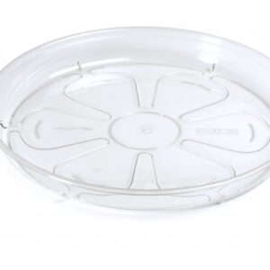 Plant Pot Saucer Clear Plastic Round