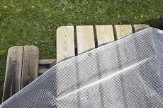 TRANSPARENT CLEAR Tarpaulin Heavy Duty Waterproof  Cover Tarp Ground Sheet Mesh - 18