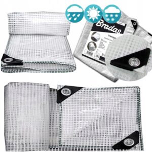 Clear Tarpaulin Waterproof Heavy Duty Ground Sheet