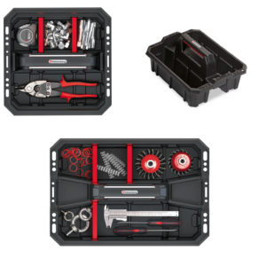 Tool Tote Caddy Heavy Duty Deep Compartment