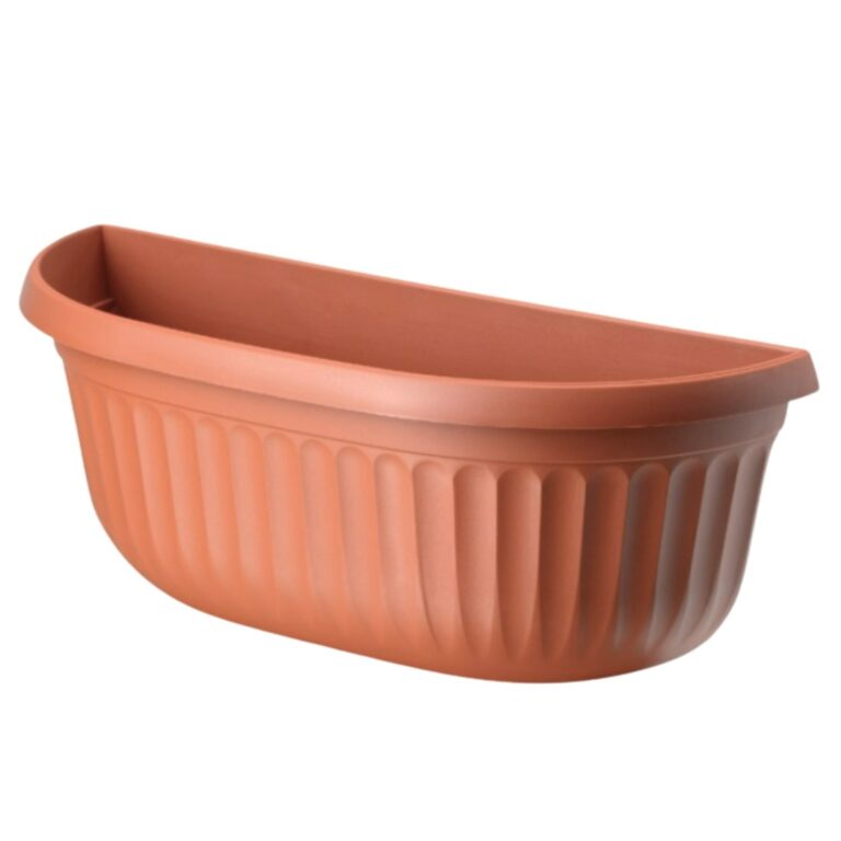 Terracotta-Effect Wall Planter Trough 40cm