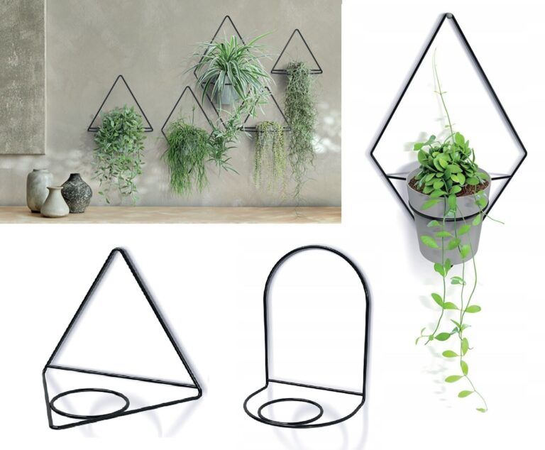 Hanging Bracket for Plant Pots Iron Wall Mounted