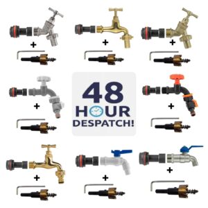 Water Butt Tap Kit with Extension & HSS Drill Bit