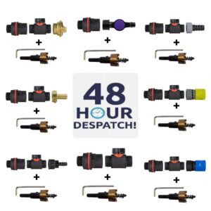 Water Butt Connector Kit with Valve & Drill Bit