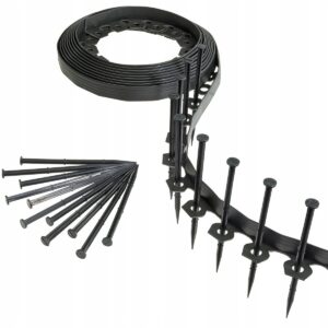 Flexible Garden Lawn Edging with Pegs