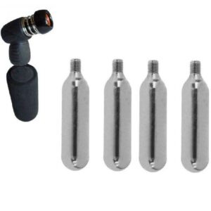 CO2 Tyre Inflator Pump & 16g Threaded Cartridges