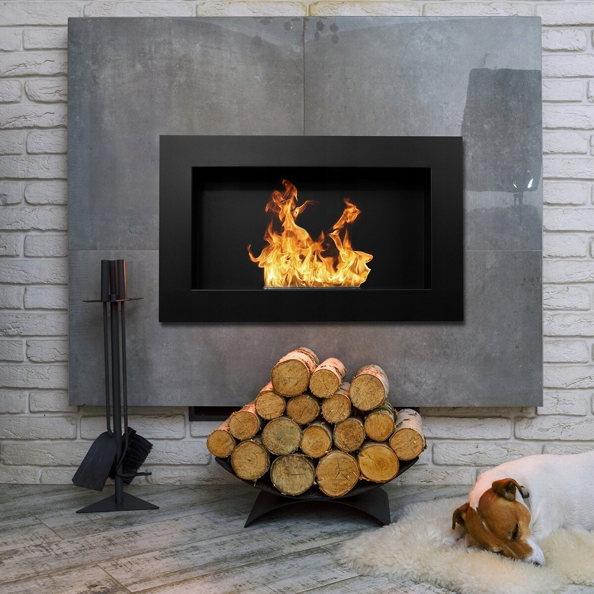 Bioethanol Wall Fireplace 650 x 400mm - Image 3