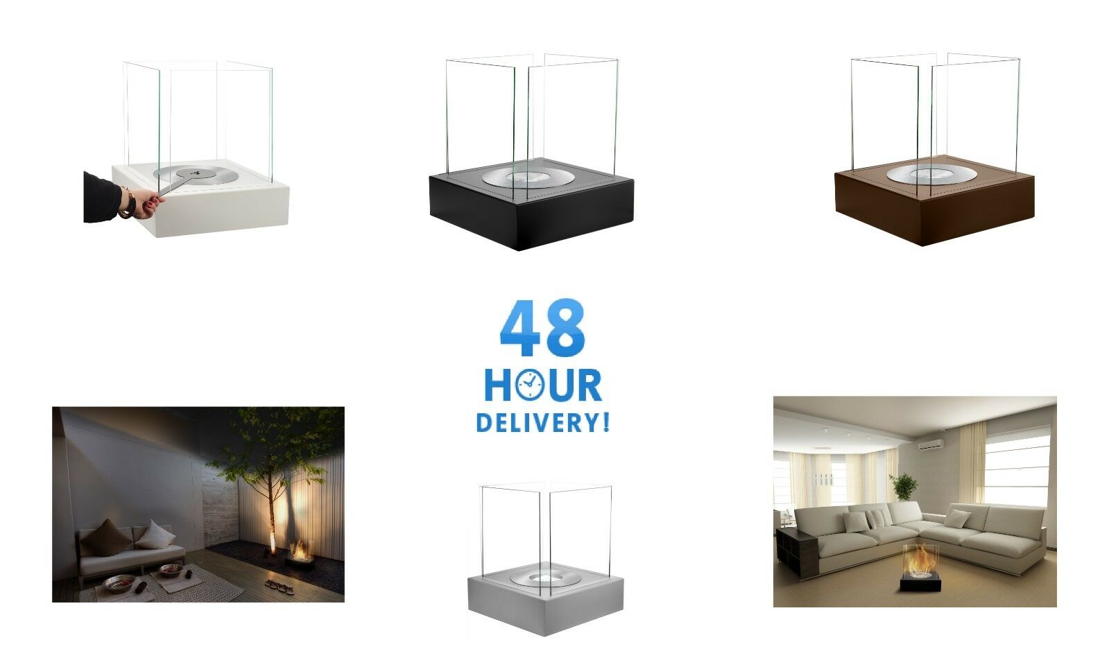 Bio Fire Ethanol Burner Bowl Chimenea Burner Outdoor Eco Patio Heater 40 x 40 cm Jumping Bugzy