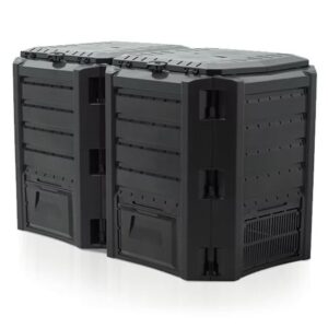 Compost Bin Modular Double Garden Composter 800L