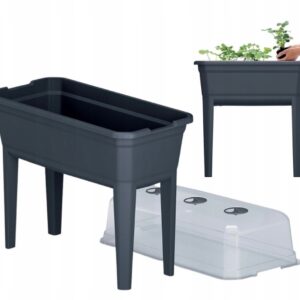 Raised Garden Bed Mini Greenhouse with Lid