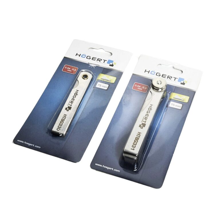 Feeler Gauge Set Metric 75mm with Locking Nut