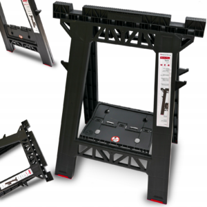 Sawhorse Trestle Stands Folding Twin Pack 350kg