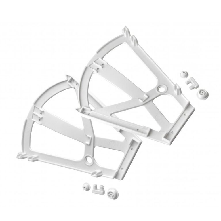 Flip-Down Shoe Cabinet Hinge 295mm Matt Pair
