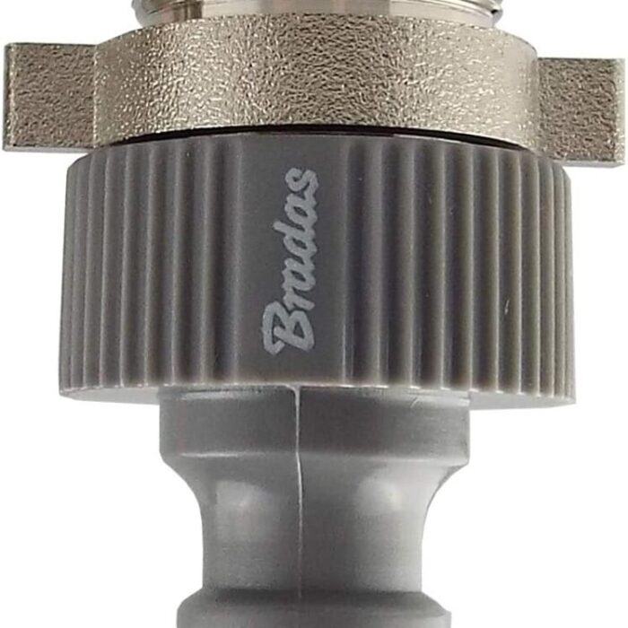 Tap Connector 24mm Fine Thread to 3/4in BSP for Hose