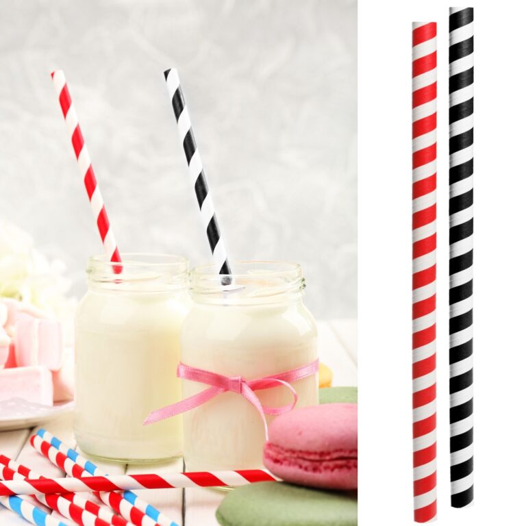 Jumbo Paper Straws 9mm for Smoothies & Milkshakes