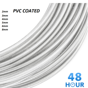 PVC Coated Steel Wire Rope Rigging Cable 7x7