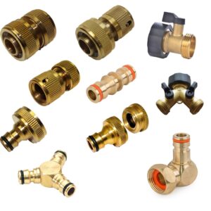 Brass Garden Tap Connector & Hose Fittings
