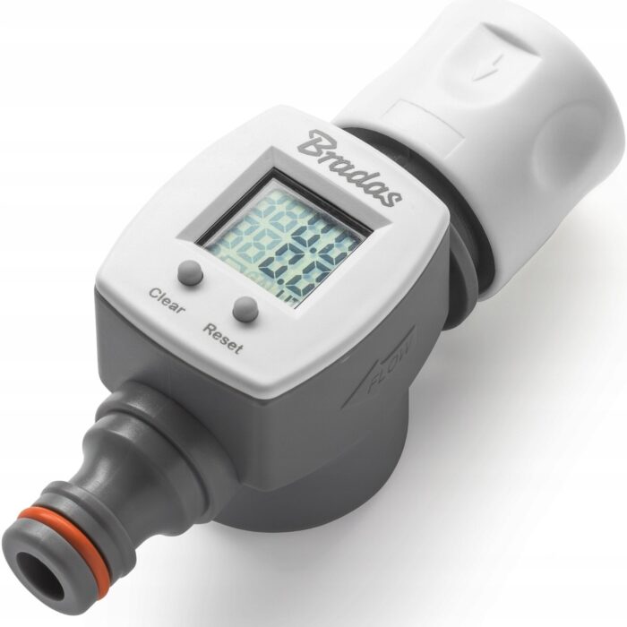 Digital Water Flow Meter LCD Quick-Connect for Hose