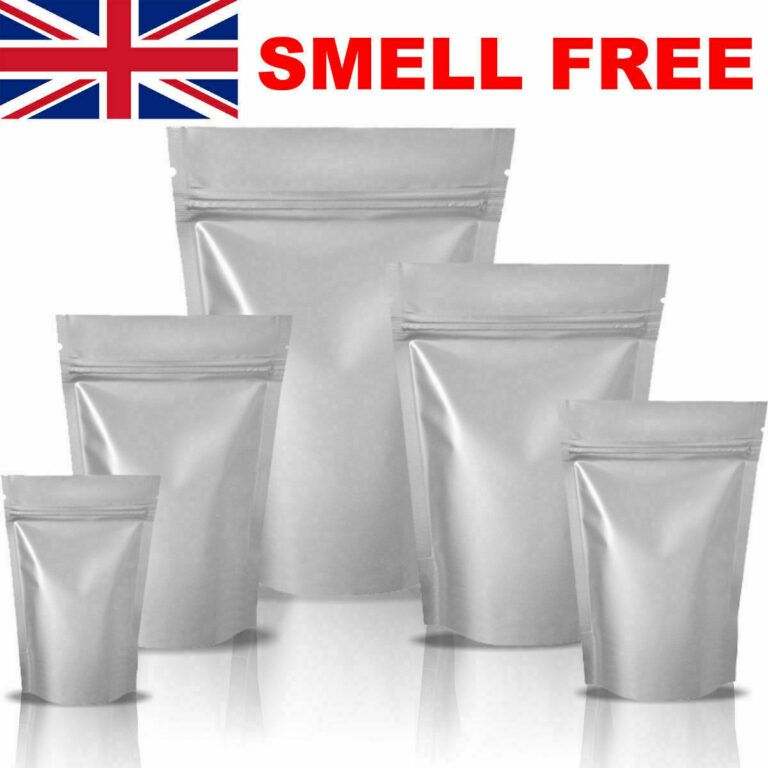 Doypack Stand-Up Pouches Mylar Foil Zip Seal
