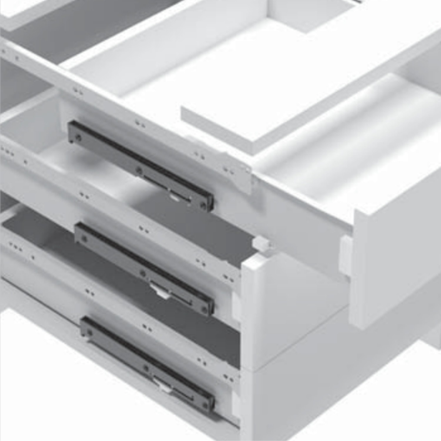 Drawer Soft Close Mechanism for Roller Guides Pack of 2 - Image 3
