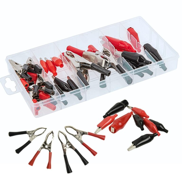 Alligator Clip Set 28pc Insulated & Uninsulated