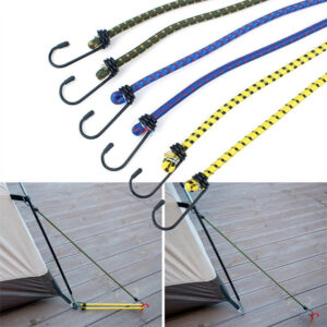 Bungee Cords with Hooks for Basha & Luggage