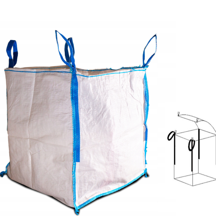 FIBC Bulk Bag 1500kg SWL Lid Flap 90x90x120cm
