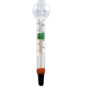 Aquarium Thermometer Floating Glass with Suction Cup