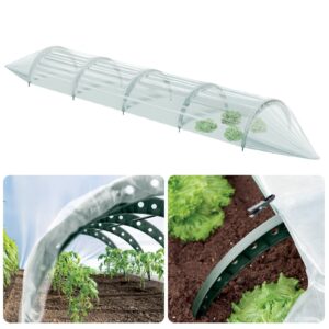 Low Polytunnel Greenhouse Foil Grow Tunnel 240cm