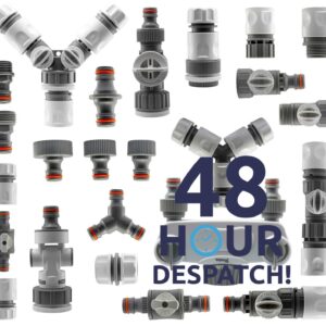 Garden Hose Connectors & Watering Fittings White