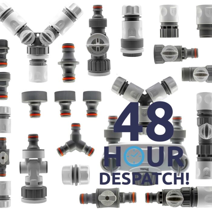 Garden Hose Fittings, Valves, Timers & Sprinklers