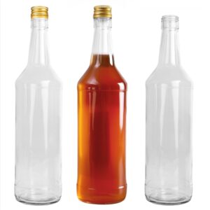Glass Bottle 1L with Screw Cap