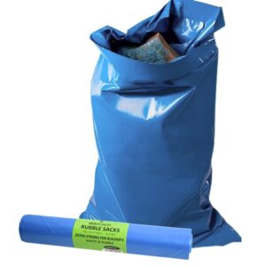 Rubble Sacks Heavy Duty Builder Waste Bags Blue