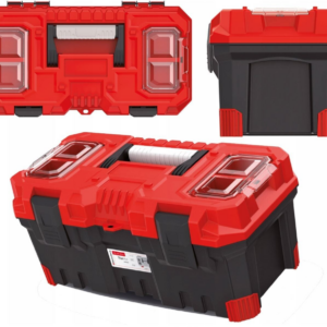 Tool Box 20in with Removable Tray & Organisers