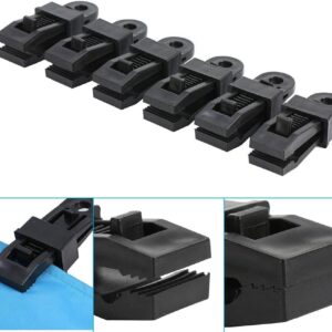 Tarpaulin Clips Slide Lock Thumb Screw Heavy Duty