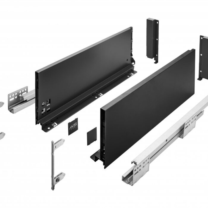 AXIS PRO Soft Close Undermount Drawer System Black