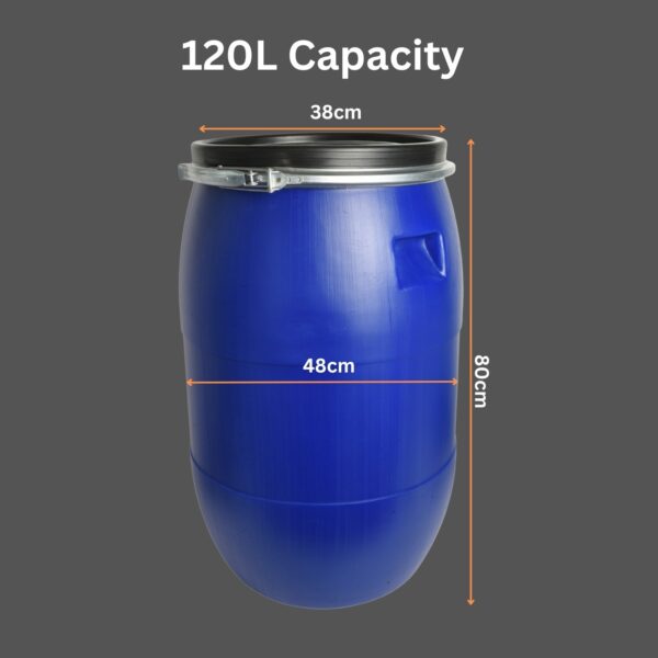 Locking Liquid Storage Food Grade HDPE Storage Barrel with Locking Lid - Jumping Bugzy