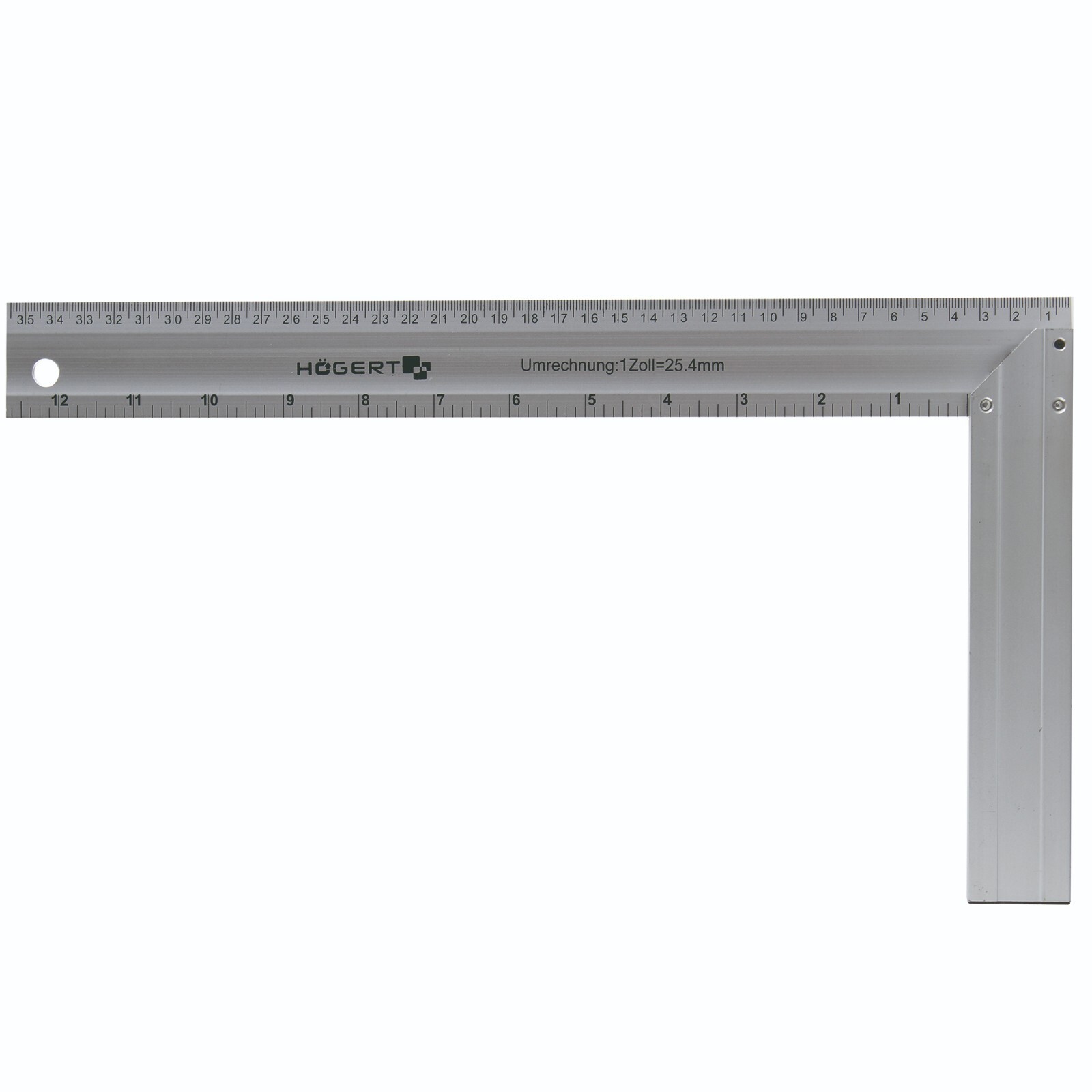 Aluminium Carpenter Square & Mitre Protractor - Image 2